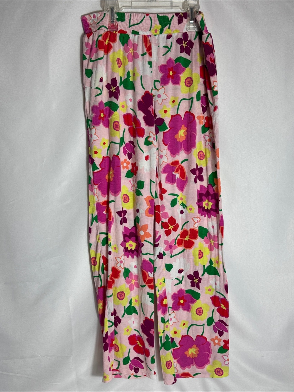 Kate Spade New York Pink Floral Wide Leg Pajama Lounge Pants Size Medium